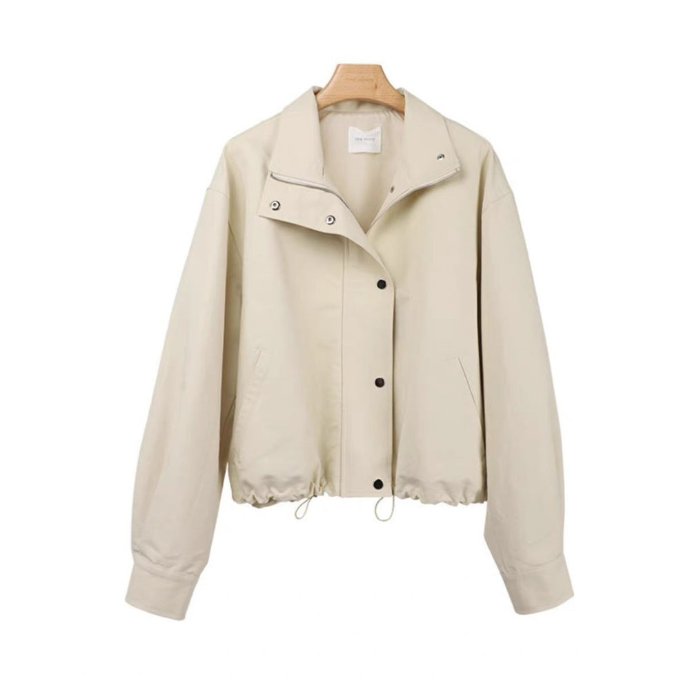 The Quinn Cropped Stand-Collar Jacket, photo 6