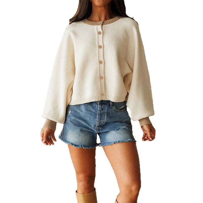 The Josephine Crewneck Batwing Cardigan, photo 5 of 8