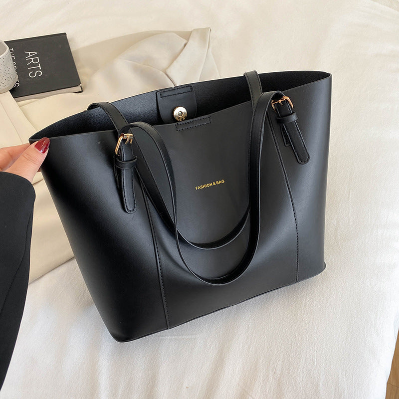 The Margaux Structured Faux-Leather Shoulder Tote, photo 4