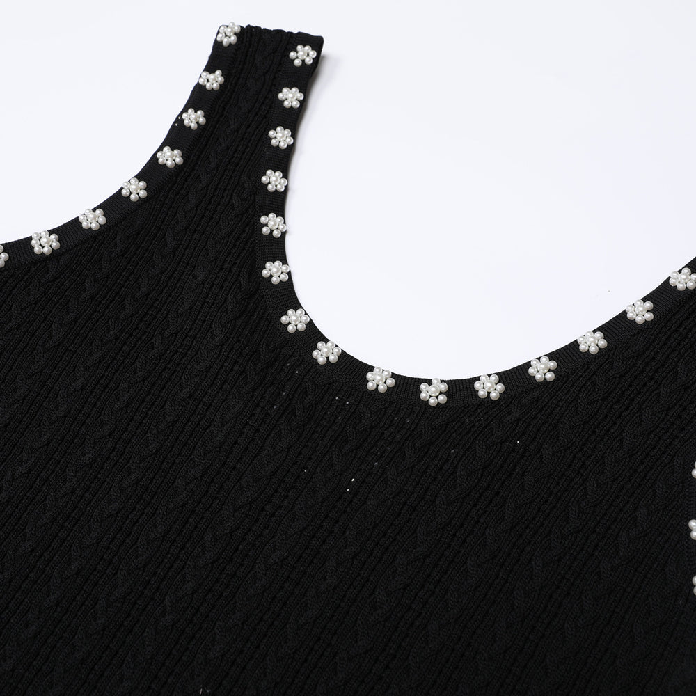 The Lumina Two-Piece Viscose Knit Cardigan & Sleeveless Slip Dress Set, photo 5