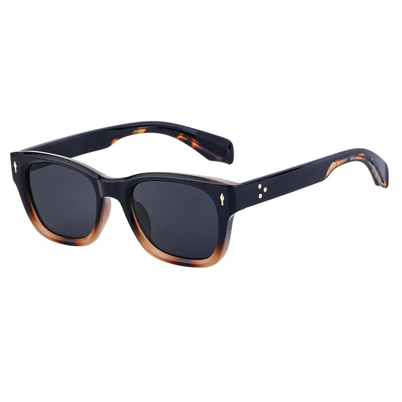 Hartley Sun Square Sunglasses in Tortoise Fade / Gray