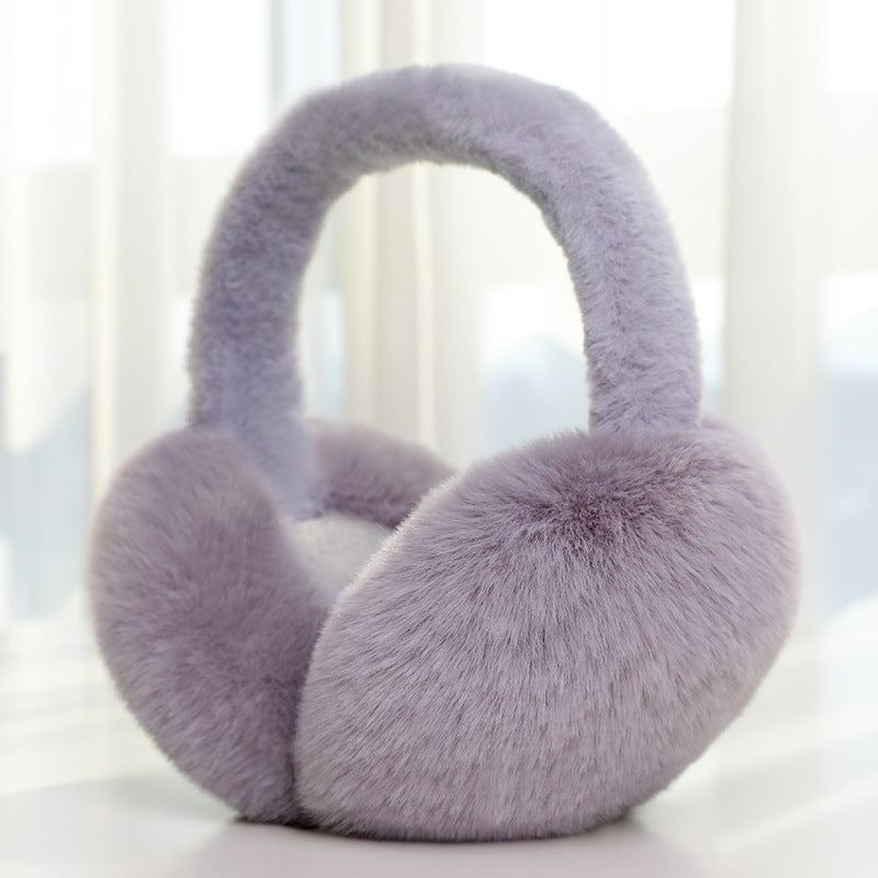 The Alpine Plush Earmuffs in Gray