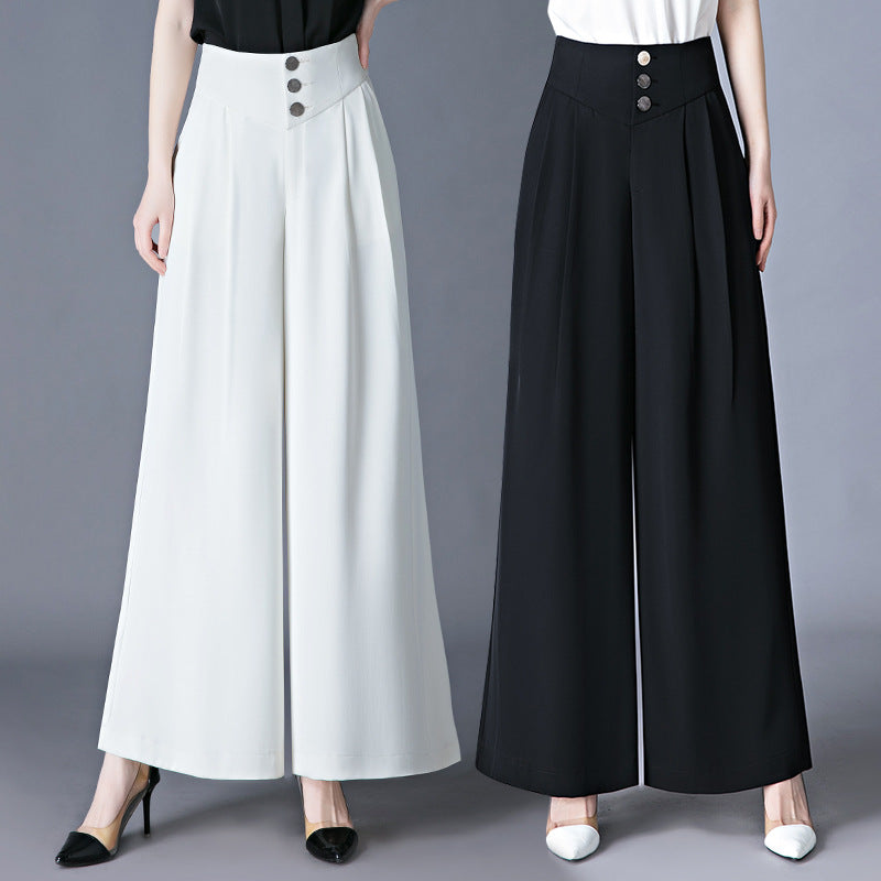 The Rhea Drape Straight-Leg Wide Trousers, photo 3
