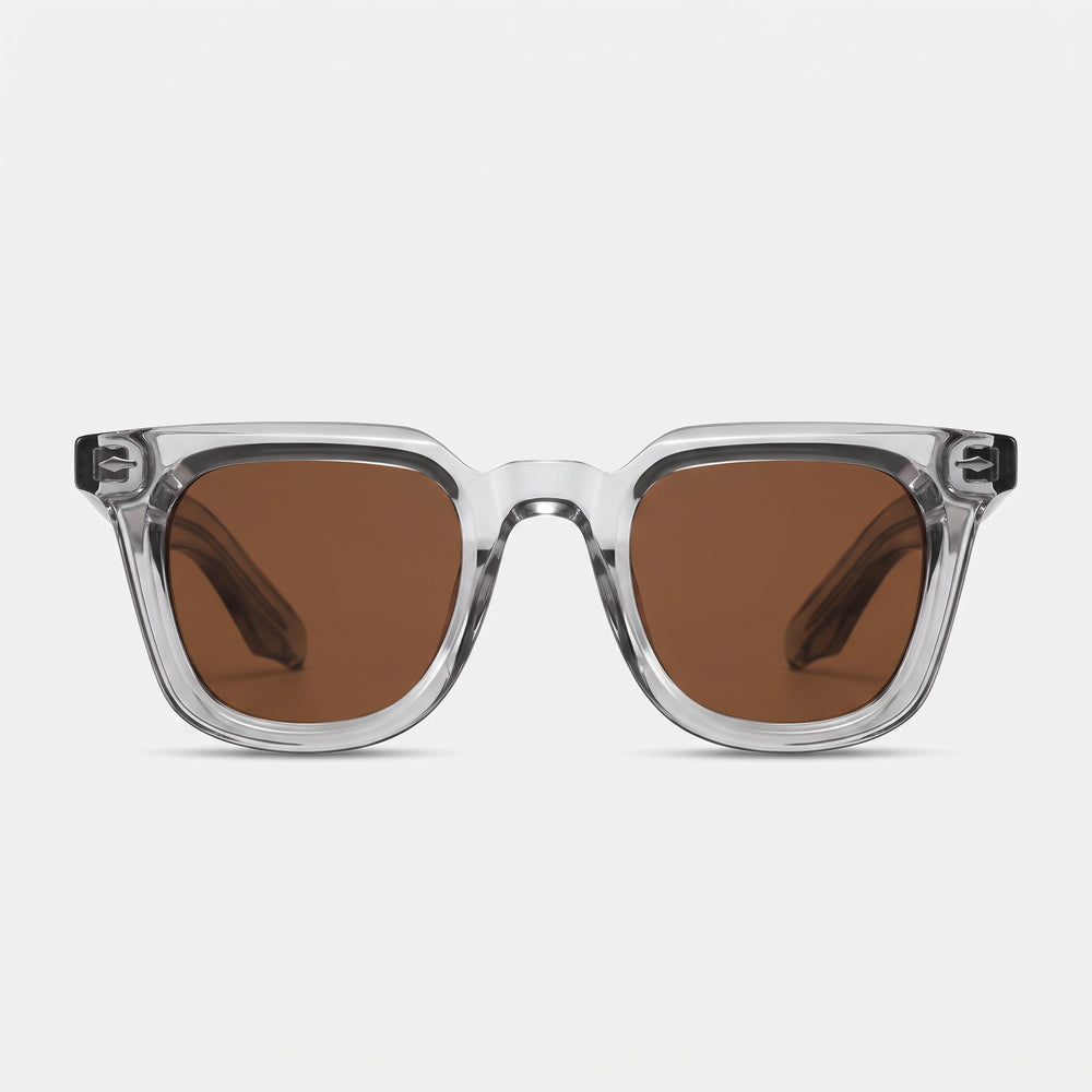 Mist G1 Square Sunglasses - front view on white