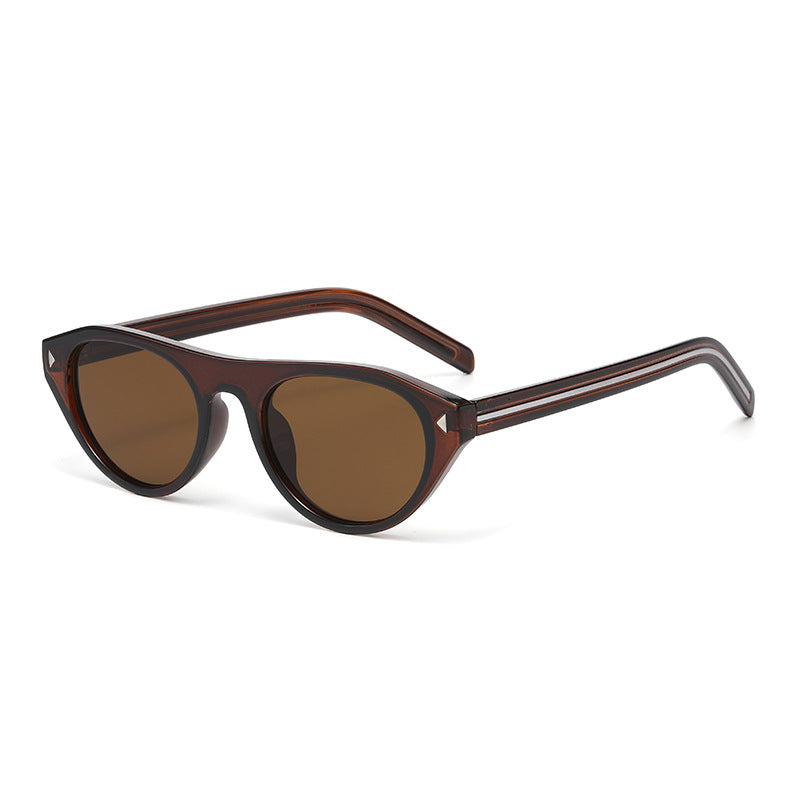 Licorice 01 Cat-Eye Sunglasses in Clear Amber / Amber