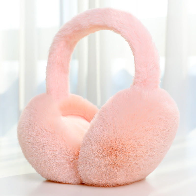 The Alpine Plush Earmuffs in Pink