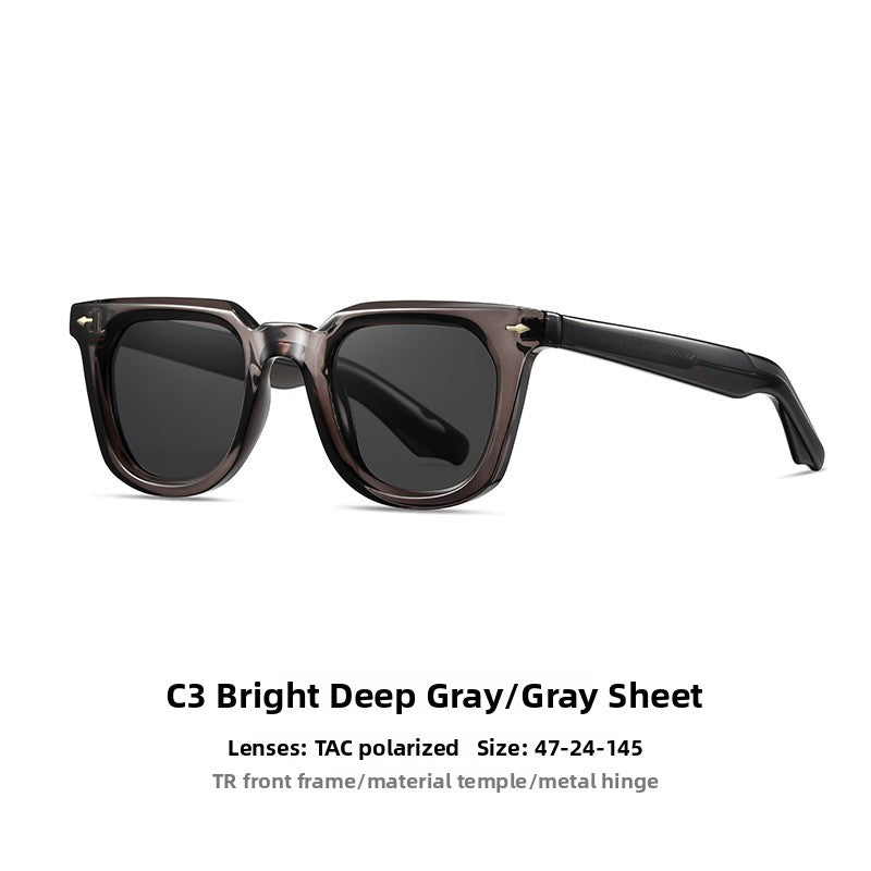 Mist G1 Square Sunglasses in Clear Smoke / Dark Gray