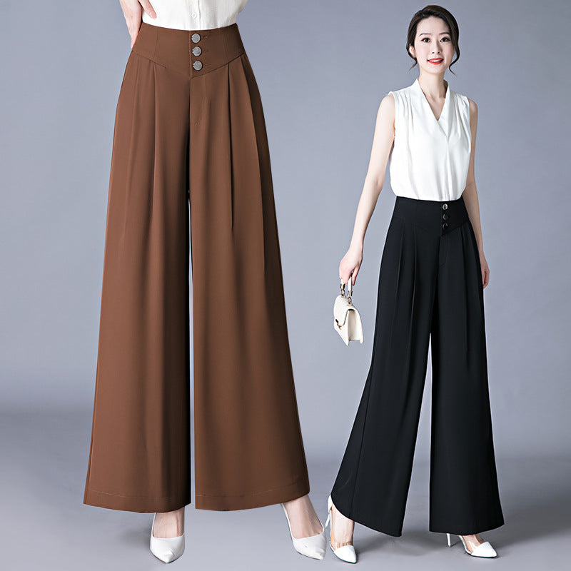 The Rhea Drape Straight-Leg Wide Trousers, photo 5