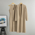 Women's Knitted Cardigan and Dress Set