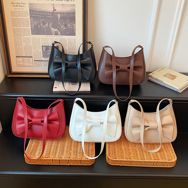 The Juliette Bow Faux-Leather Shoulder Bag, photo 1