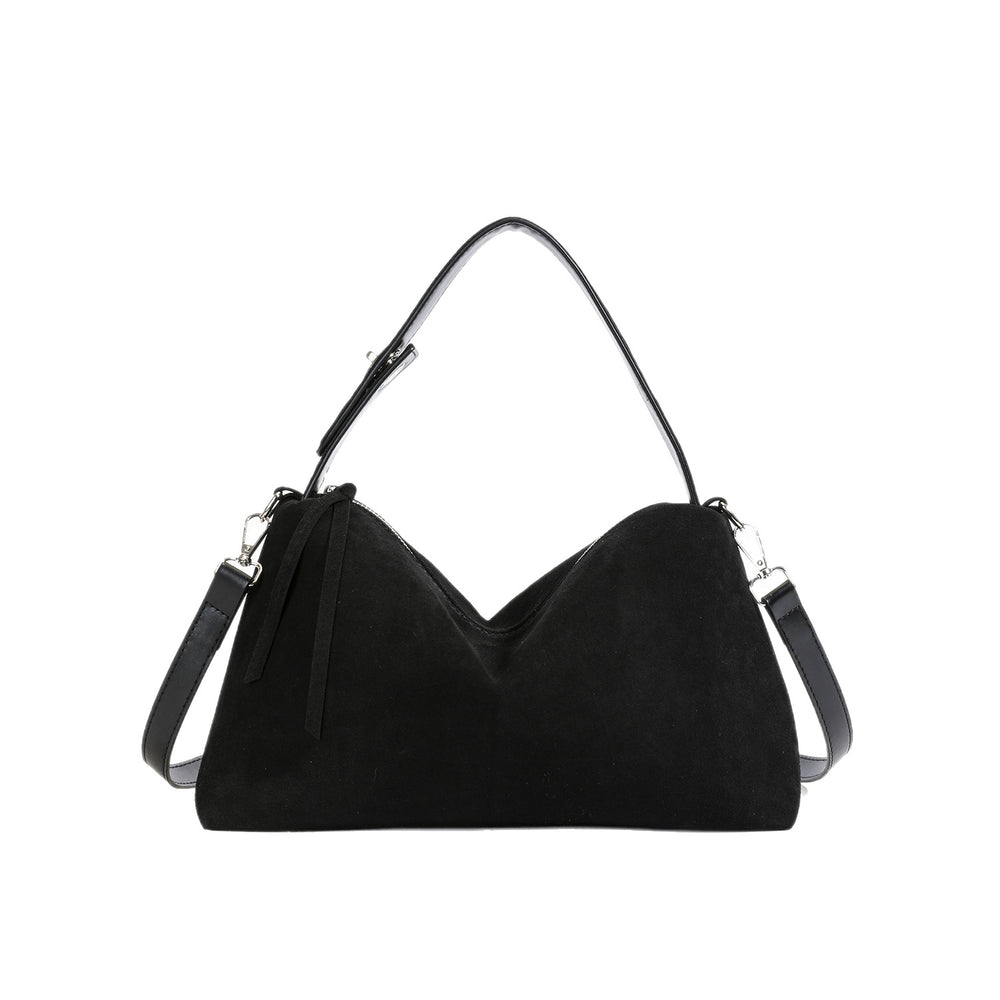 The Odette Frosted Faux-Suede Shoulder Bag, photo 5