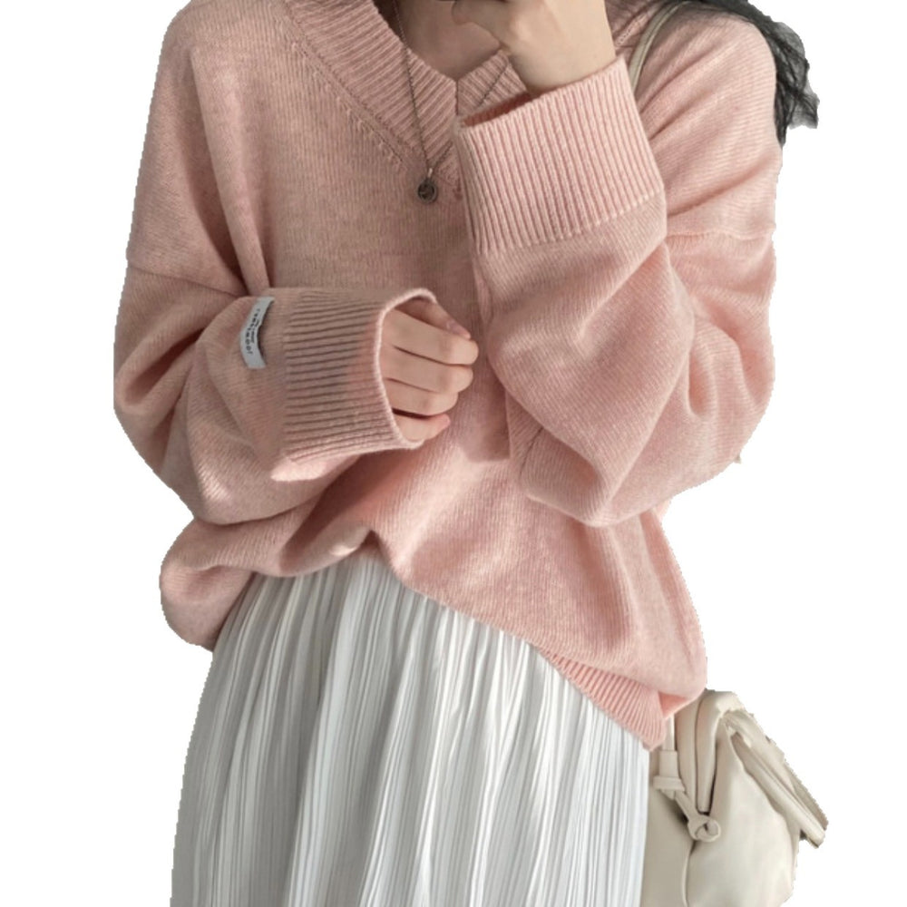 The Harper Oversized V-Neck Sweater, photo 6