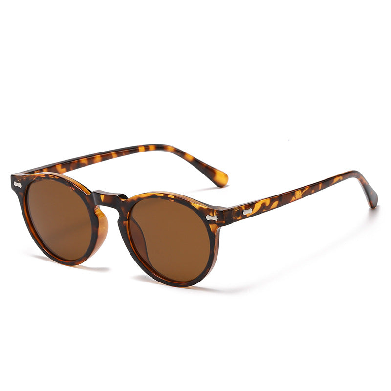 Ellery Sun Round Panto Sunglasses in Havana Tortoise / Brown