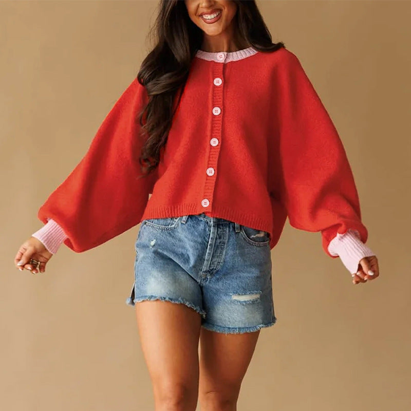 The Josephine Crewneck Batwing Cardigan, photo 2 of 8