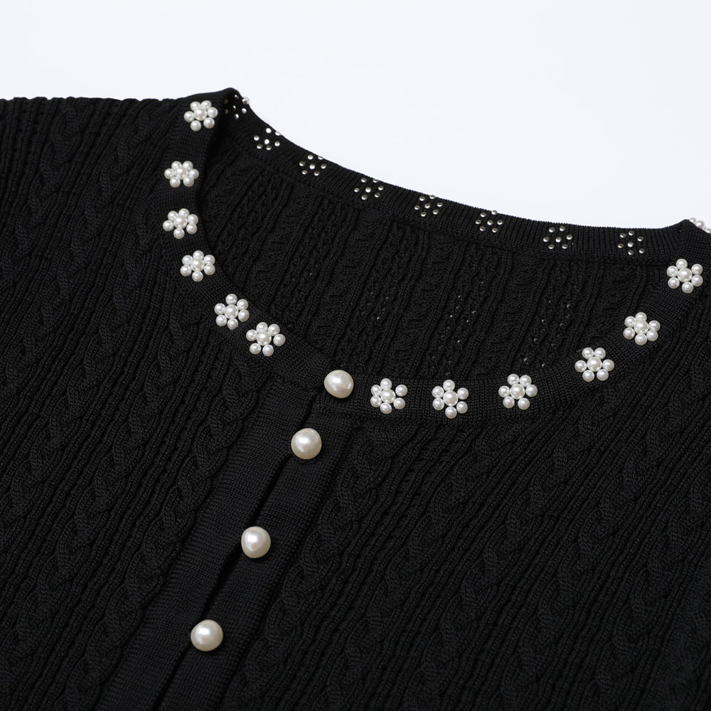 The Lumina Two-Piece Viscose Knit Cardigan & Sleeveless Slip Dress Set, photo 3