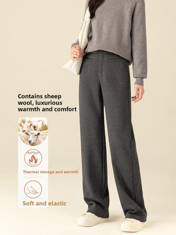 The Wren Brushed Wide-Leg Trousers, photo 2