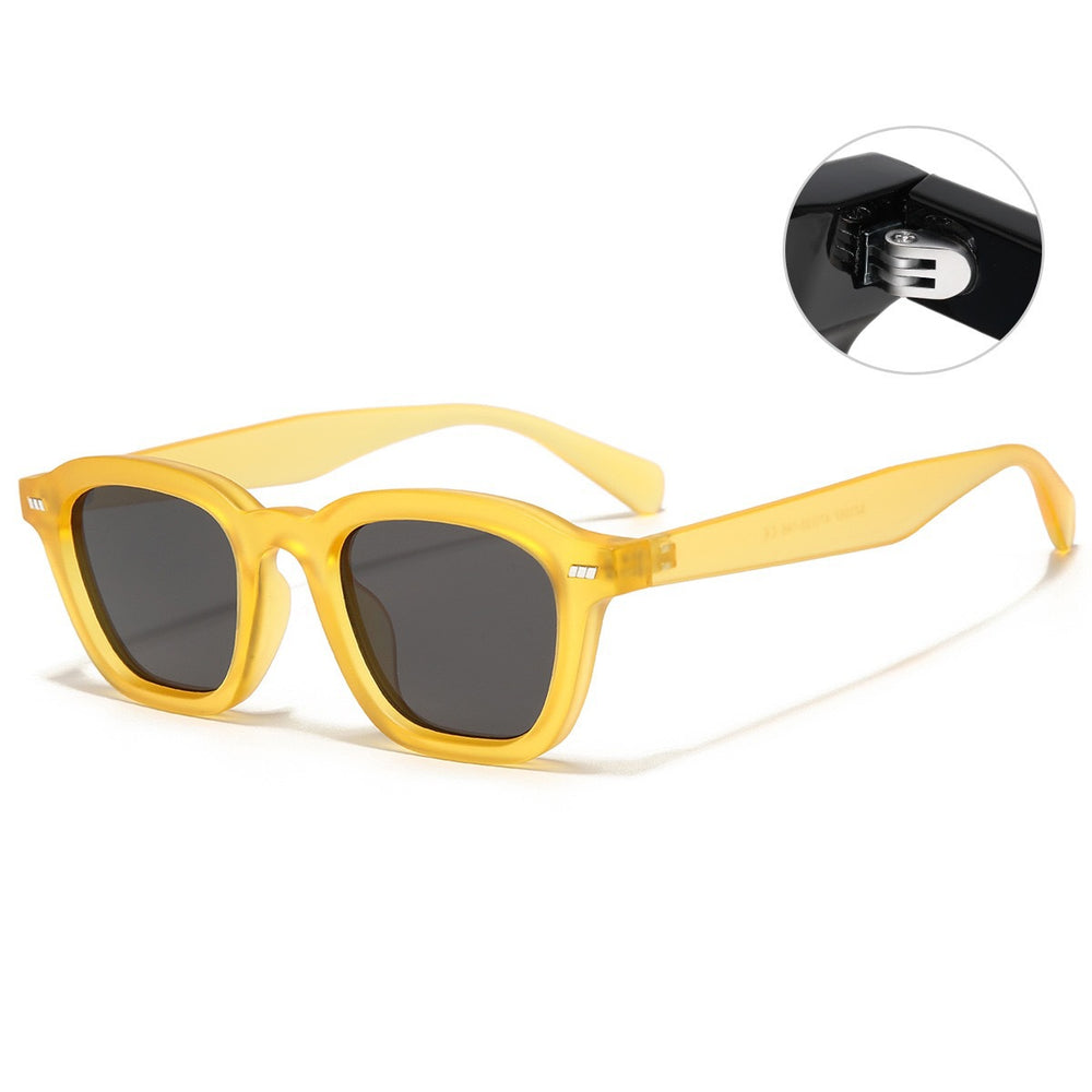 Lockwood Sun Square Sunglasses in Yellow / Gray