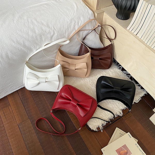 The Juliette Bow Faux-Leather Shoulder Bag, photo 2