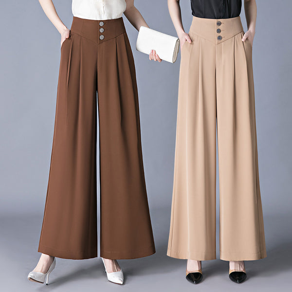 The Rhea Drape Straight-Leg Wide Trousers, photo 2