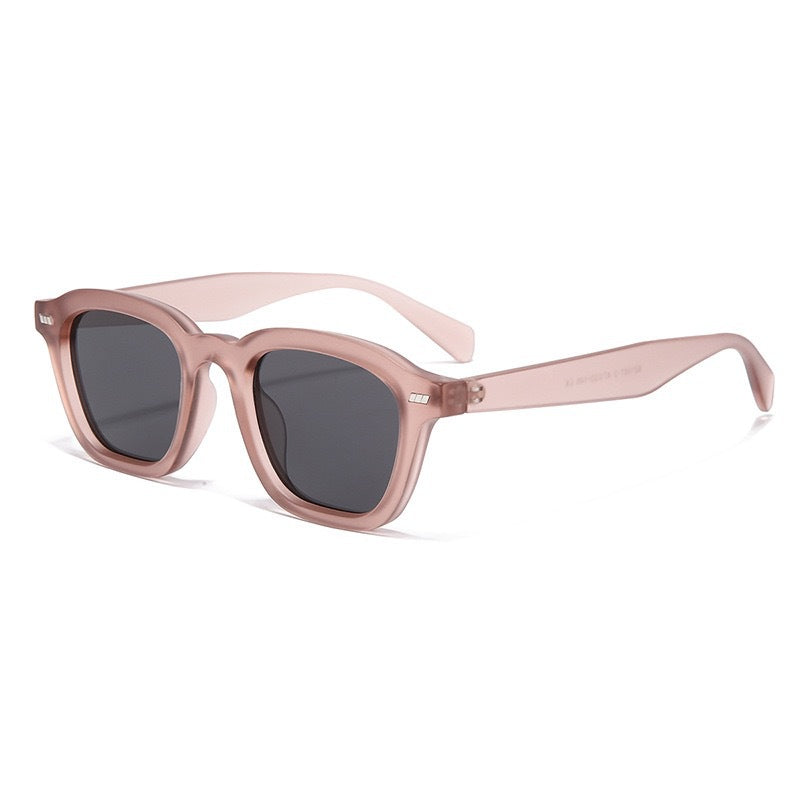 Lockwood Sun Square Sunglasses in Sand Pink / Gray