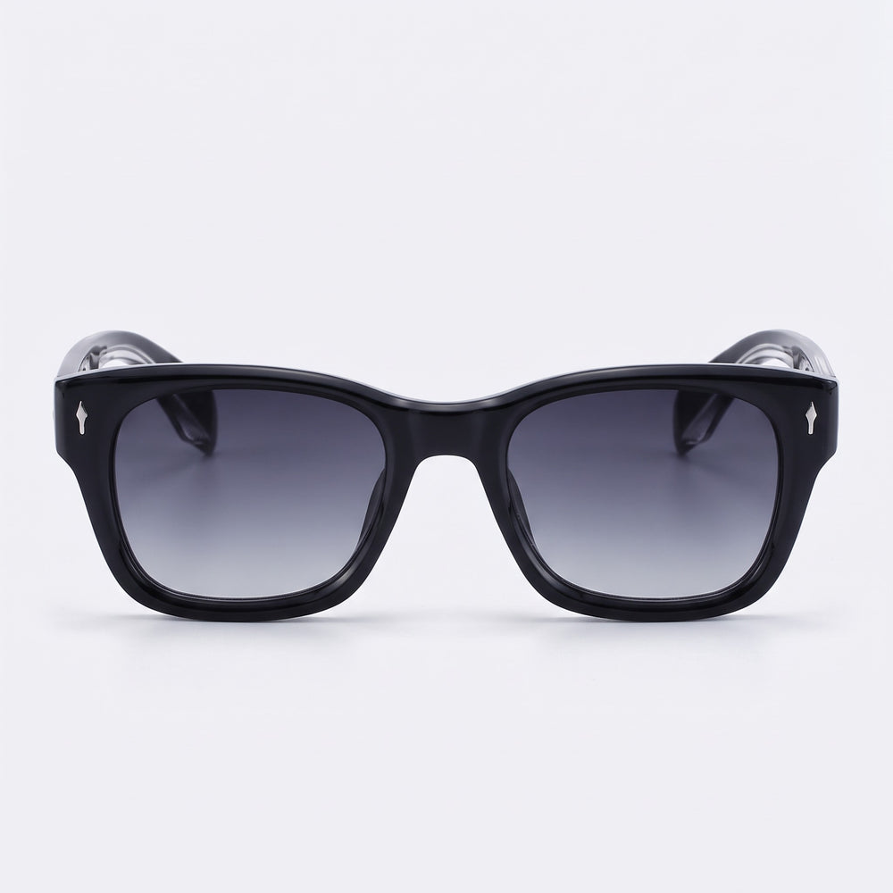 Hartley Sun Square Sunglasses - front view on white
