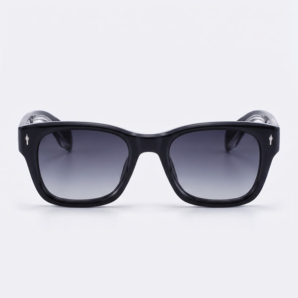 Hartley Sun Square Sunglasses - front view on white