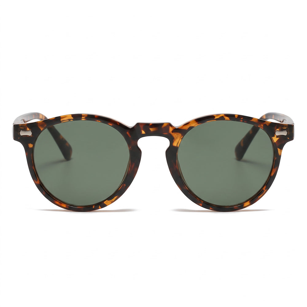 Ellery Sun Round Panto Sunglasses - front view on white