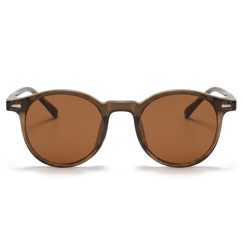 Calloway Sun Round Sunglasses - front view on white