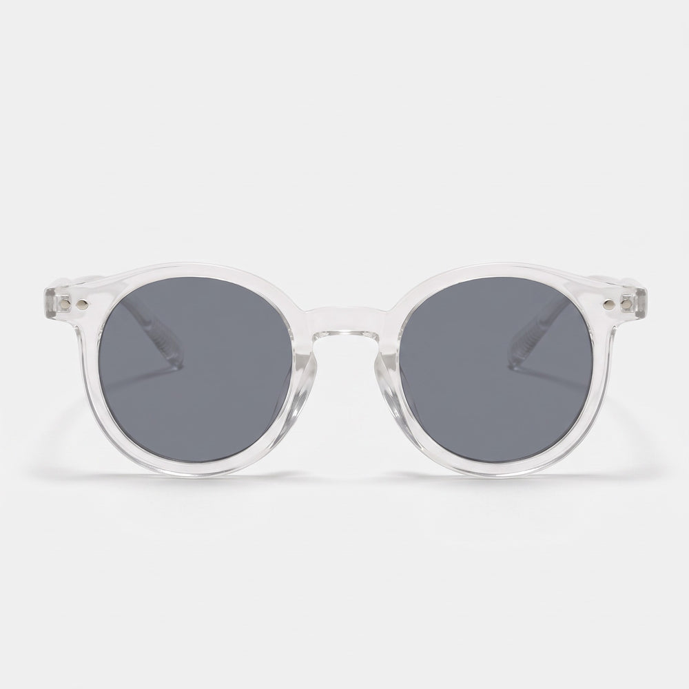 Rowan Sun Round Sunglasses - front view on white