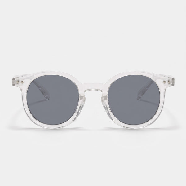 Rowan Sun Round Sunglasses - front view on white