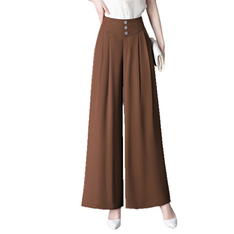 The Rhea Drape Straight-Leg Wide Trousers, photo 6