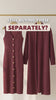 Ribbed knit longline cardigan and sleeveless dress set - video